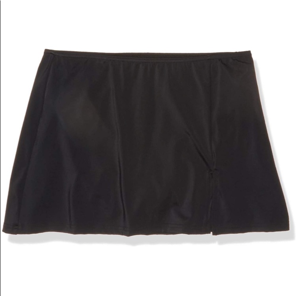 Fit 4 U Standard Solid Swim Skirt with Slit